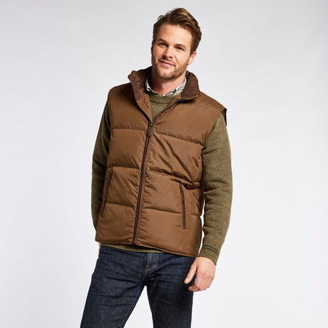 Dubarry Mens Graystown Down Gilet #Colour_walnut