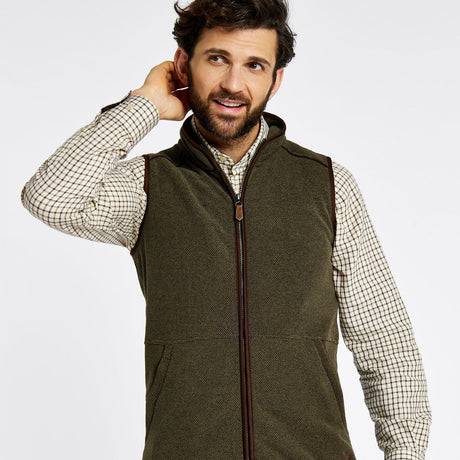 Dubarry Mens Lifford Gilet #colour_olive