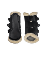 HKM Protection Boots -Shiny Fur- #colour_black