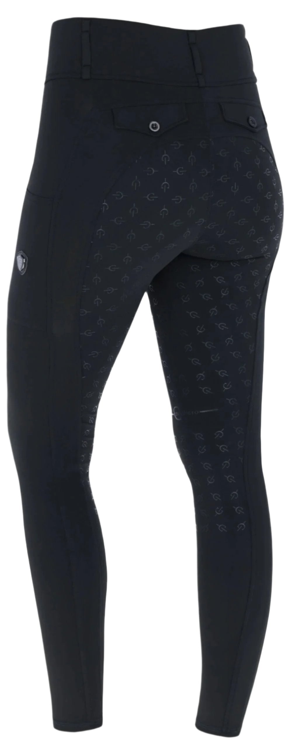 Covalliero Ladies Full Grip Riding Tights #colour_black