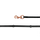Waldhausen Icelandic Reins With Snap Hooks #colour_black-rose-gold