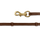 Waldhausen Icelandic Reins With Snap Hooks #colour_brown-brass