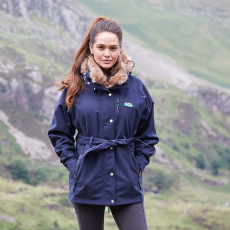 Ridgeline Womens Monsoon Nordic Jacket #colour_navy