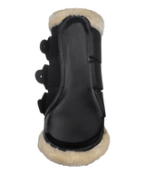 HKM Protection Boots -Shiny Fur- #colour_black