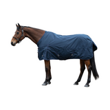 HKM 600D Fleece Lined Turnout Rug -Chester- #colour_deep-blue