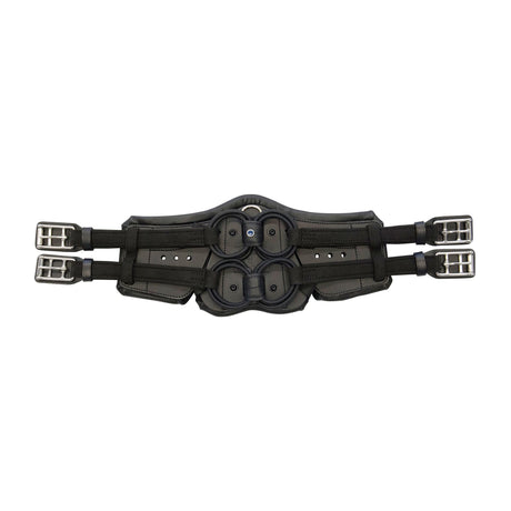 Stubben Equi-Soft® Saddle Girth with Cover - Ebony #colour_vachette-leather-black