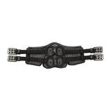 Stubben Equi-Soft® Short Saddle Girth with Cover - Black #colour_vachette-leather-black