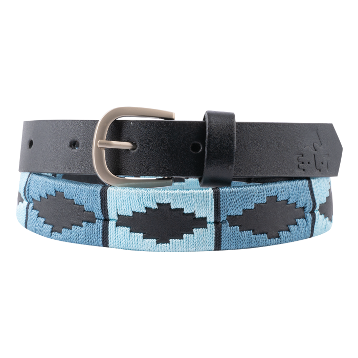 E.L.T Gemma Polo Belt #colour_black-chalk-blue