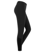 E.L.T Micro Ladies Knee Silicone Riding Breeches #colour_black