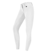 E.L.T Micro Ladies Sport Silicone High Waist Riding Breeches #colour_white