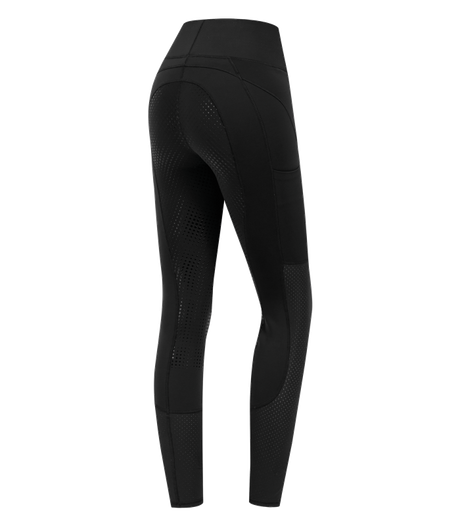 E.L.T Ladies Hanna Mesh High Waist Riding Leggings #colour_black