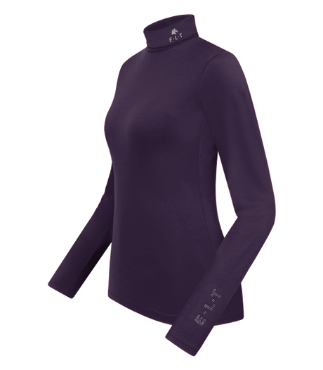 E.L.T Ladies Madison Turtleneck Shirt #colour_dark-purple