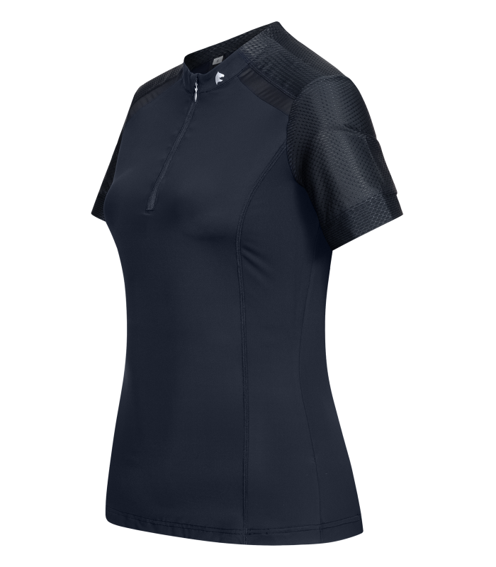 E.L.T Nancy Ladies Functional-Zip-Shirt #colour_deep-blue