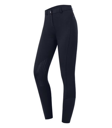 E.L.T Essential Ladies Knee Silicone Breeches #colour_deep-blue