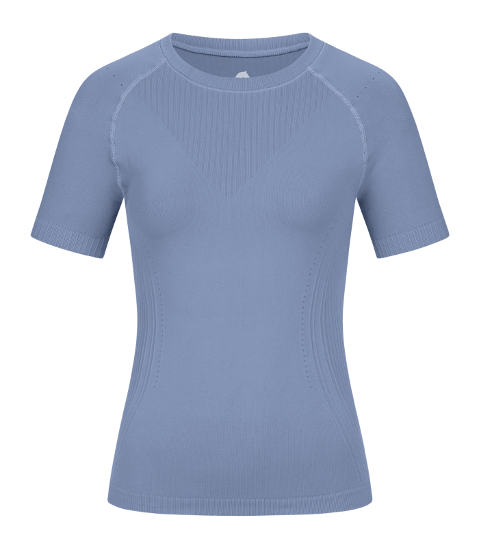 E.L.T Pisa 3D-Knit Functional Shirt #colour_blue-grey