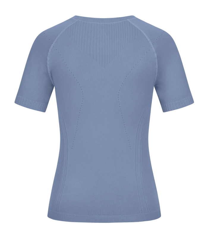 E.L.T Pisa 3D-Knit Functional Shirt #colour_blue-grey