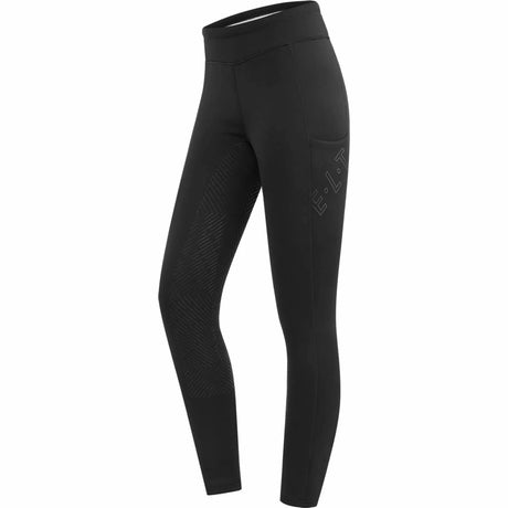 E.L.T Rica Children's Thermal Teddy Riding Tights #colour_black
