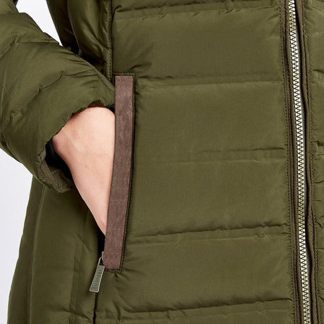 Dubarry Womens Ballybrophy Quilted Jacket #colour_olive