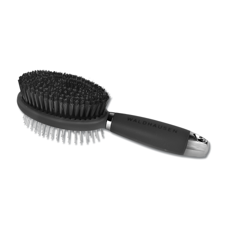 Waldhausen Double Side Brush with Gel Handle #colour_black