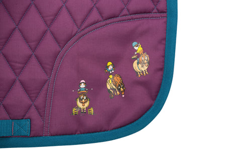 Tapis de selle Hy Equestrian Thelwell Collection Pony Friends