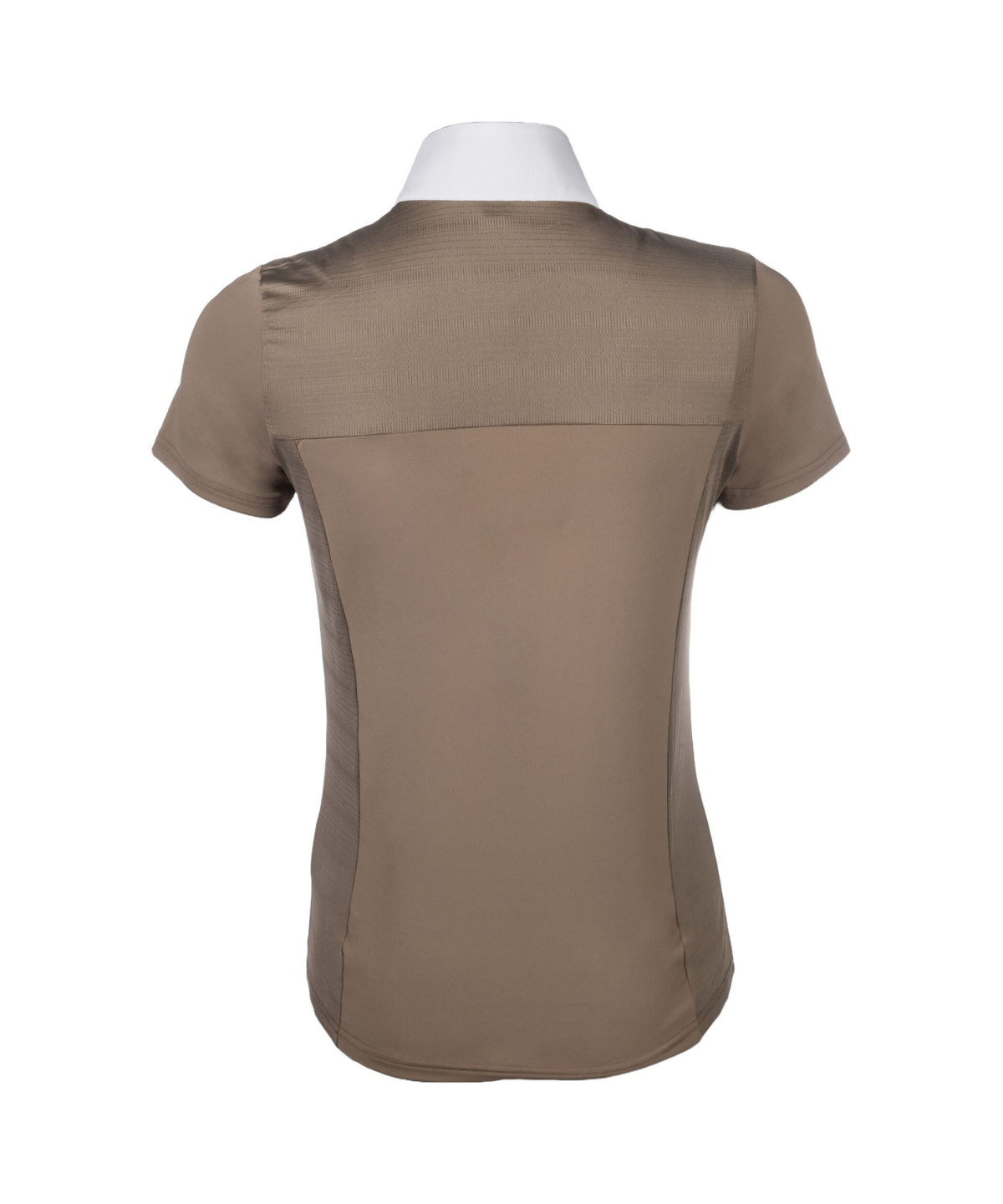 HKM Women's Short Sleeve Competition Shirt -Virginia- #colour_taupe