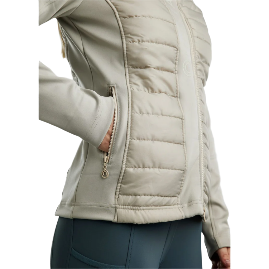 Montar Emma Ladies Quilted Jacket #colour_light-silver-grey