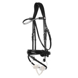 Stubben Switch Magic Tack with Slide/Lock Snaffle Bridle #colour_black-finish