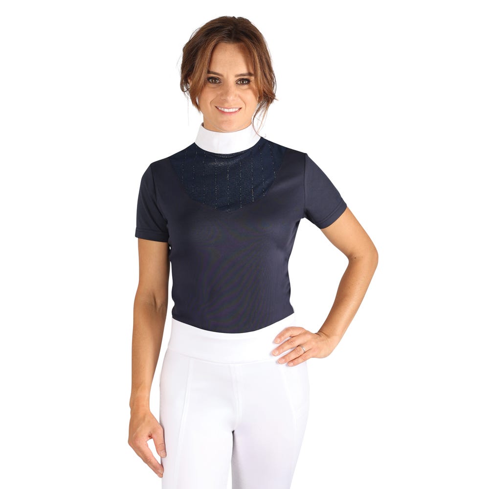 Hy Equestrian Lettie Show Shirt #colour_navy