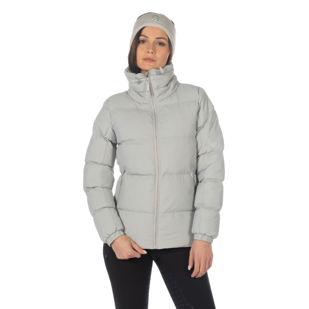 HKM Women's Quilted Jacket -Livigno- #colour_stone-grey