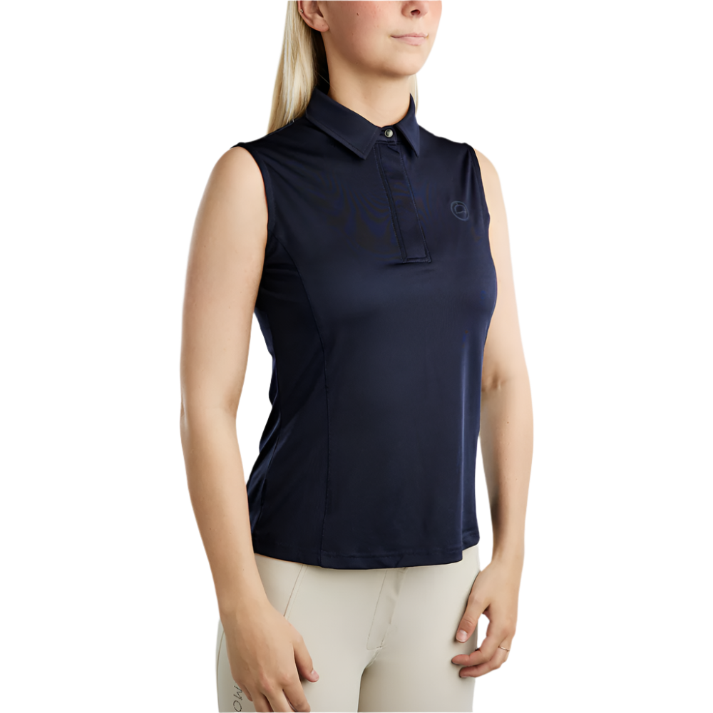 Montar Fiona Sleeveless Polo #colour_navy