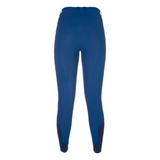 HKM Childen's Silicone Full Seat Riding Tights -Amalfi- #colour_royal-blue