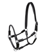 Waldhausen X-Line Nevada Leather Halter #colour_black-silver