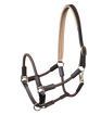 Waldhausen X-Line Nevada Leather Halter #colour_brown-gold
