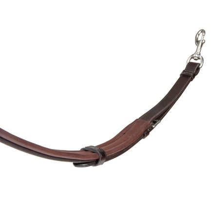 Shires Lusso Three Point Elastic Breastplate #colour_brown