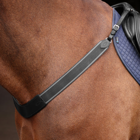 Shires Velociti Rapida Elastic Breastgirth #colour_black