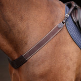 Shires Velociti Rapida Elastic Breastgirth #colour_havana