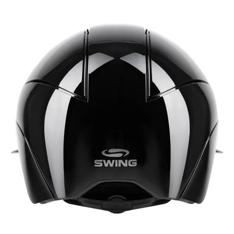 SWING H24 Lady Glossy Riding Hat #colour_black-glossy