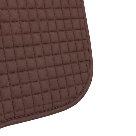 Shires ARMA Deluxe Cotton Jump Saddlecloth #colour_brown