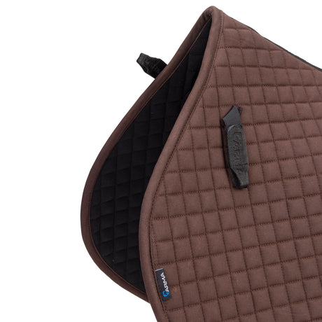 Shires ARMA Deluxe Cotton Jump Saddlecloth #colour_brown