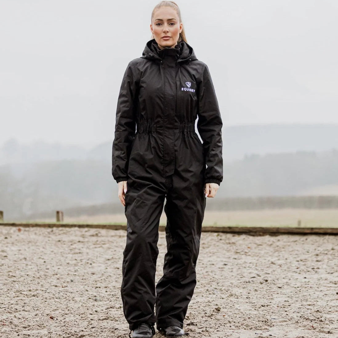 EQUIDRY Women's All-In-One #colour_black