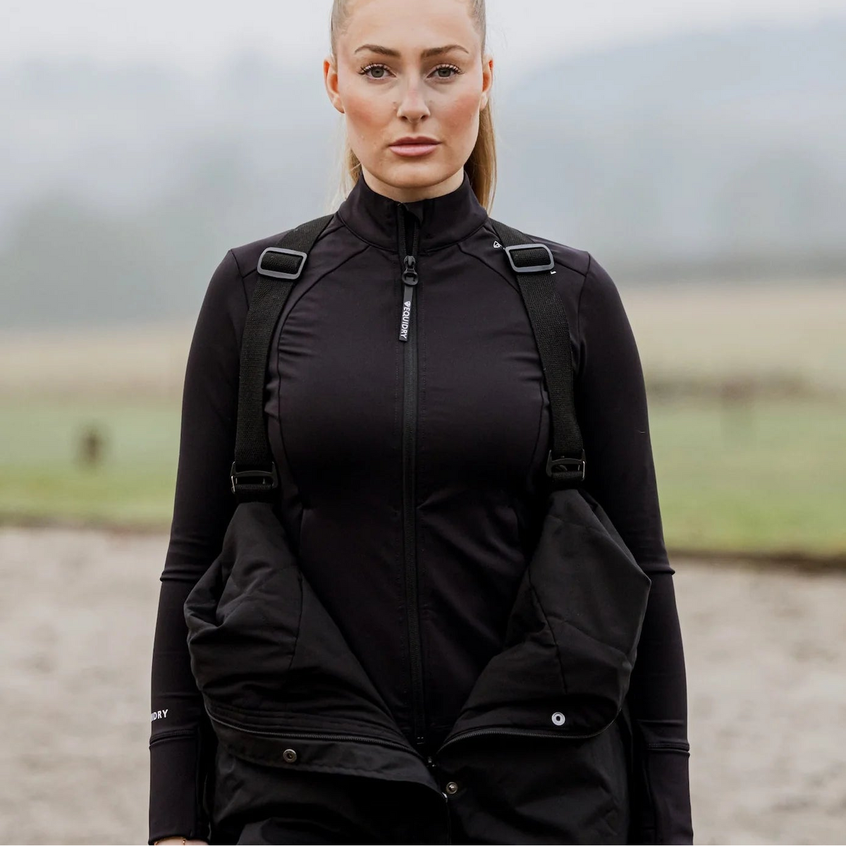 EQUIDRY Women's All-In-One #colour_black