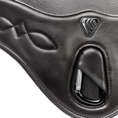 Shires Velociti Lusso Anatomical Stud Girth #colour_black