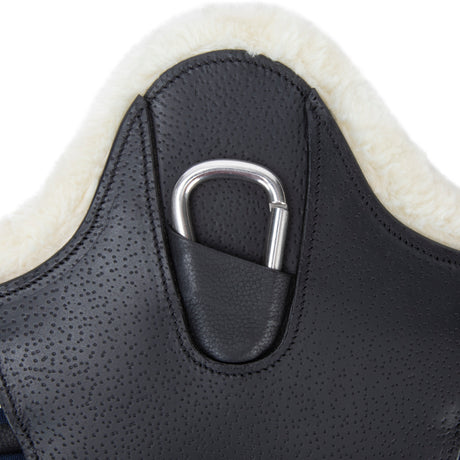 Shires Velociti Lusso Elite Short Stud Girth #colour_black