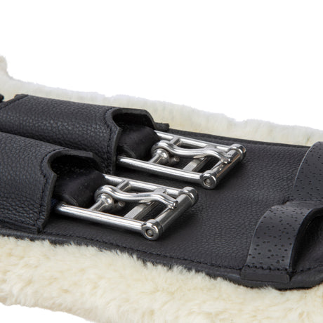 Shires Velociti Lusso Elite Short Stud Girth #colour_black