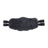 Stubben Equi-Soft® Saddle Girth with Cover - Black #colour_lambskin-anthracite-black
