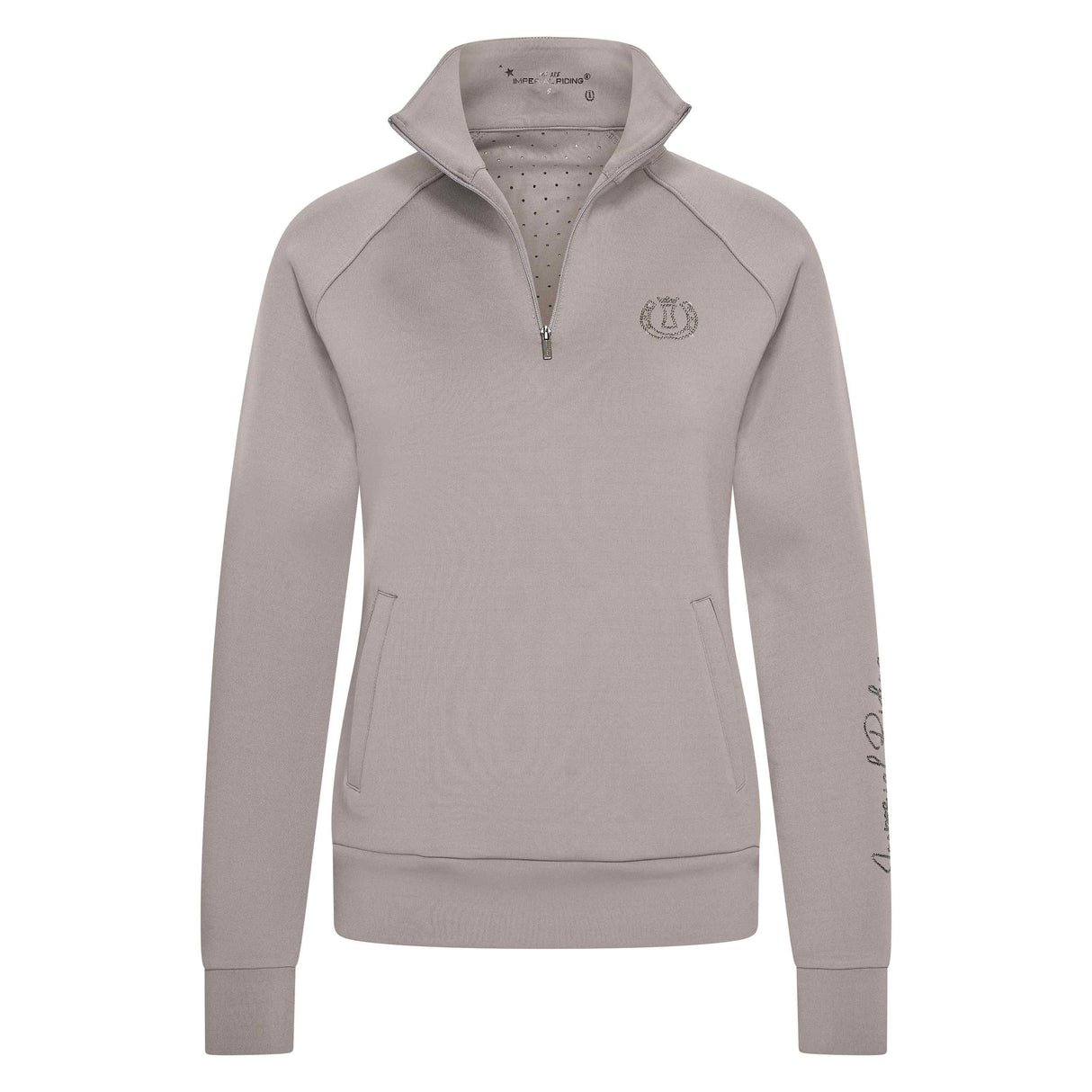 Imperial Riding Women's Sporty Air Sweater #colour_charcoal