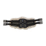 Stubben Equi-Soft® Saddle Girth with Cover - Black #colour_lambskin-beige-brown