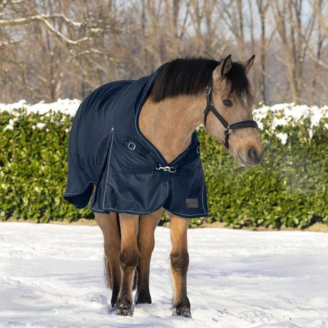 Waldhausen Scandic High Neck Light Turnout Rug #colour_night-blue