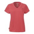 Musto Women's Original V Neck Short Sleeved T-Shirt #colour_sweet-raspberry