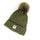 Shires Aubrion Fleece Lined Bobble Hat #colour_green